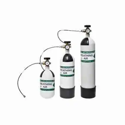 Air fill station at the Wiltshire Scuba workshop